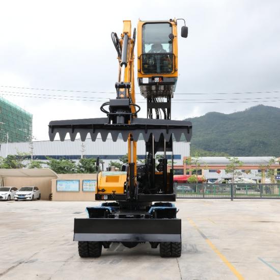 JG100S Track Excavator Coal Unloading Precision Track Leveling System